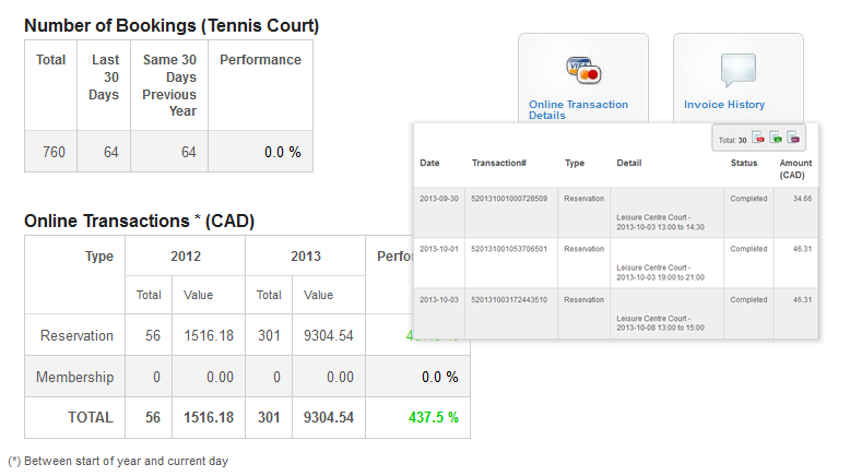 online court booking system